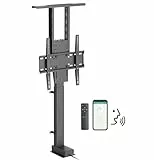 My Wall Motorisierter TV Lift - HP63AL, Smart Home Kompatibel, TV-Lift Elektrisch, Fernbedienung, Tuya-App, Voice Control Alexa und Google Home, Fernseherhalterung Höhenverstellbar