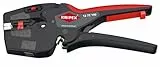 KNIPEX NexStrip Elektriker-Multiwerkzeug mit rutschhemmenden Kunststoff-Hüllen 190 mm, 12 72 190