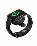 Belkin BoostCharge tragbares USB-C Apple Watch Ladegerät – MFi-zertifiziertes USB-C-Ladegerät für die Apple Watch Series 9, 8, 7, Ultra usw. – kompatibel mit MacBook, iPhone 15 usw. – Schwarz