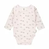 Steiff Wickelbody langarm EU Größe 74 pearl, langarm Body für Babys, Wickel-Strampler Einteiler, weicher und bequemer Strampelanzug, waschmaschinenfest