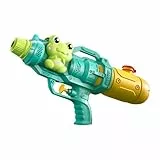 Wasserpistole 500ml Wassertank mit Großer Reichweite 5-8m, Water Soaker Blaster Toy Portable, Sommer Wasserspielzeug, Tragbares Wasserspiel-Kampfspielzeug für Kinder Schwimmbad, Grüner Frosch