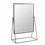 Harbour Housewares Rechteck Makeupspiegel - 32 X 50cm - Schwarz