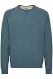 Blend BHAlex Herren Sweatshirt Pullover Sweater mit Rundhalsausschnitt Rippbündchen Baumwollmischung Regular fit, Größe:M, Farbe:Ensign Blue (70260)