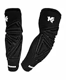 KEEPERsport Elbow Guards-Ellbogenschoner – Schutz für alle Sportarten, Stoßdämpfend, rutschfest, Atmungsaktiv, Ideal für Fußball, Volleyball, Handball & Outdoor, Unisex, Schwarz, Erwachsene S-XXL