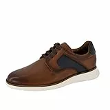 Gordon & Bros. Herren Schnürhalbschuhe Jackson, Männer Businessschuhe,lace-up,Shoes,Low-tie,schnürschuhe,schnürer,Derby,Man,Cognac,43 EU / 9 UK