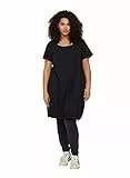 Zizzi Große Größen Damen Kurzarm Baumwollkleid Gr Gr L Black - Plus Size Damen Kleidung