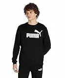 PUMA Herren Big Logo Crew Tr Pullover, Puma Black, L EU