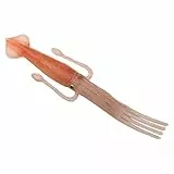 Tintenfisch Gabel Set 5 Stück, 3-in-1 Tafelgabeln, Tintenfisch Speisegabel-Set, Gabeln Besteck, Spülmaschinenfest, Geeignet für Haushalte, Restaurants, Kantinen, Hotel, Hochzeit, Party 20cm (5)