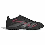 adidas Unisex Predator Club Turf Football Boots Fußballschuhe, core Black/Grey Four/Lucid red