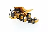 Carrera - 37023004 RC 1:35 CAT 770 Mining Truck I RC Baustellenfahrzeug Offizielle CAT-Lizenz I Beweglicher Kipper I Robuste Bauweise & Lange Fahrzeit