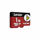 Lexar Play PRO MicroSDXC Express-Karte 1TB, bis zu 900MB/s Lesen, 600MB/s Schreiben, spieloptimiert, A2, 4K, Hochgeschwindigkeits-Speicherkarte für Handheld-Konsolen, Switch, tragbare Gaming-Geräte