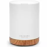 ASAKUKI Aroma Diffuser Ätherische Öle, 5 In 1 Ultraschall Aromatherapie Diffusor, Luftbefeuchter mit Timer, Abschaltautomatik bei Wasserlosem Zustand, Duftlampe Büro