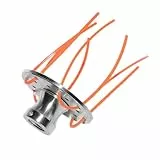 Unkrautbürste Freischneider, Aluminium Wildkrautbürste mit 32 Wurzel Nylon Faden, Universal Wildkrautbürste, Trimmerkopf für Motorsense, Freischneider Zubehör für Garten, Rasen