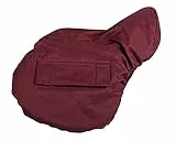 QHP Sattel Sitzbezug, Farbe:Bordeauxrot