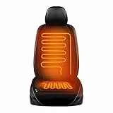 Sitzauflage Auto,Winter Sitzkissen Fahrersitz Bequemer Sitzkissen,Autositzaufleger Sitzbezug Auto Vordersitze, Sitzaufleger,Erwachsene LKW,SUV Oder Transporter 1 Stück (Schwarz)