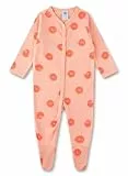 Sanetta Baby-Strampler orange Kugelfisch | Praktischer und bequemer Strampler aus Bio-Baumwolle für Mädchen. Baby Overall