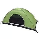 Zelt 2 Personen Wasserdicht, Ultraleicht Camping Zelt, Einfaches Einrichten 2 Mann Zelt Kleines Packmaß, Kuppelzelt für Outdoor, Bikepacking, Trekking