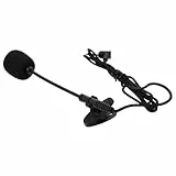 MAGICLULU Lavalier Mikrofon mit Metallclip für Instrumentenaufnahme Kabelgebundenes Headset Mikrofon für Erhu und Live Auftritte