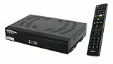 Vantage VT-93 C/T-HD Universal Combo-Receiver für den Empfang von Kabel- & DVB-T2 Signalen, PVR-Funktion, USB-Multimedia, freenet TV, EPG, Time Shift, mehrsprachige Menüführung, schwarz