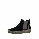 Gabor Damen Chelsea Boots, Frauen Stiefeletten,Best Fitting,flach,Stiefel,Bootee,Booties,halbstiefel,Kurzstiefel,schwarz (EL.Wave),39 EU / 6 UK