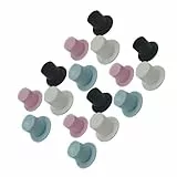 TOYANDONA 100Pcs Mini Bunte Zylinder Hüte Kunststoff Zylinder Hüte Miniatur Zylinder für Kunsthandwerk Weihnachten Widmung DIY Lieferungen 2. 3 * 2. 3Cm