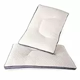 Mixibaby Premium Kopfkissen 2er Set 50 x 70cm Schlafkissen Atmungsaktiv Weich Kissen Gestepptes Nackenkissen, Model:Neck Support Pillow