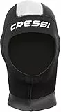 CRESSI 5 mm Kopfhaube für Herren schwarz schwarz