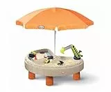 Little Tikes Builders Bay Sand- und Wassertisch - Gartenspielset für Kleinkinder - Inklusive viel Zubehör - Aktives Spielen mit Sand und Wasser - Alter 2-5 Jahre