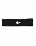 Nike Unisex Swoosh Classic He Stirnband, Black/White, One Size
