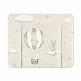 Julius Zöllner Wickelauflage Softy 85x75 cm - Wickelunterlage - wasserdicht und abwischbar - Made in Germany – Oeko-Tex Standard 100 – Sternenfahrt