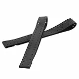 Asyduey 2 Stück Verstellbares und Atmungsaktives Ersatzarmband mit Weichem Armband für Herzfrequenzmesser - (Schwarz)