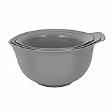 KitchenAid 3er-Set Rührschüsseln ineinandergreifend - Holzkohle grau