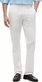 Tommy Hilfiger Herren Chino Hose Core Denton Essential Twill Straight Fit, Weiß (Th Optic White), 34W/34L