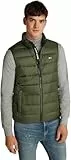 Tommy Jeans Herren Weste Down Leicht, Grün (Fatigue Green), M