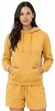 Bahob® 1 & 3er-Pack Damen-Trainingsanzug, 2-teilig, Sportbekleidung, Outfits, langärmeliges Oberteil, Hoodie und Kurz-Set, Yoga, Fitnessstudio, Sportbekleidung, Set S bis XXL, WFHS-106-A, L