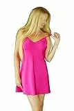 Kalimo Damen Ibiza Nachthemd, Fuchsie, XL