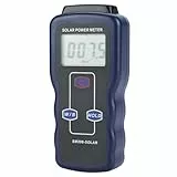 KIMISS Digitales Solarmessgerät SM206, Solar Power Meter, Strahlungsmessgerät, Solarstromzähler, Bestrahlungsstärkemesser, Sonnenlicht Strahlung Messprüfgerät