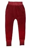 Leela Cotton Kinder Cordhose Bio-Baumwolle Hose Unisex 2072 (128, Bordeaux)