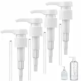 TJYAEKLTD 4 Stück Dosierpumpe 1L Sirup für Best Body Nutrition, Sirupspender Wiederverwendbar, Pumpaufsatz Shampoo Pumpspender Pumpkopf für 28/410 Gewindebehälter Flasche