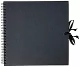 Artemio Scrapbooking-Album, 30 x 30 cm, Spiralbindung, Schwarz