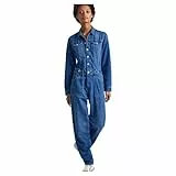Pepe Jeans Damen Hunter Utility Jumpsuit, Blau (Denim), L