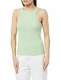 Noisy may Damen Nmmaya S/L Halter Neck Noos Top, Quiet Green, M EU