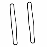 MAGICLULU 2st Dichtungsschaumstreifenelemente Vakuumdichtstreifen Vakuumierdraht Vakuum-reparaturteile Für Versiegelungsgeräte Siegelmaschinenstreifen Vakuumierstreifen Näher Versiegeler