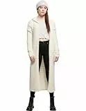 Urban Classics Damen Strickjacke Ladies Hooded Feather Cardigan whitesand XXL