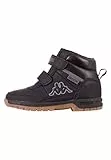 Kappa Unisex Kinder Bright Mid Hohe Sneakers, Schwarz Black 1111, 25 EU