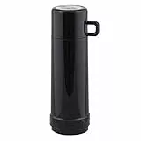 ROTPUNKT Isolierflasche 0,75 L mit integriertem Becher - Hochwertige Isolierkanne Made in Germany I Bis zu 24 h heiß & 36 h kalt (Jesper 60, Slate Grey)