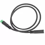 SPYMINNPOO E Fahrrad Verlängerung Kabel, 5Pin Wasserdichtes Elektrisches Fahrrad Display Computer Verlängerung Draht Fit für (Mann zu Frau)