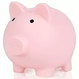 H&W Mini-Sparschwein für Jungen, Unzerbrechliche Spardosen Rosa,Niedliche Sparschweine für Kinder,Erste Spardose,Beste Geburtstagsgeschenke Heimdekoration