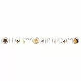 Amscan 9909878 - Happy Birthday-Girlande Pferd, Größe 180 x 15 cm, Hänge-Dekoration, Kinder-Geburtstag, Buchstabengirlande, Banner, Motto-Party
