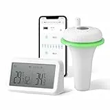 Inkbird Schwimmendes Pool thermometer mit IBS-M2 Wlan Gateway-Kombination, App Steuerung, 9 Kanal für Schwimmbad, Teich